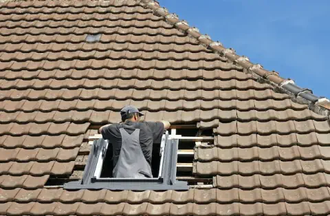 Pose de velux - Sornac